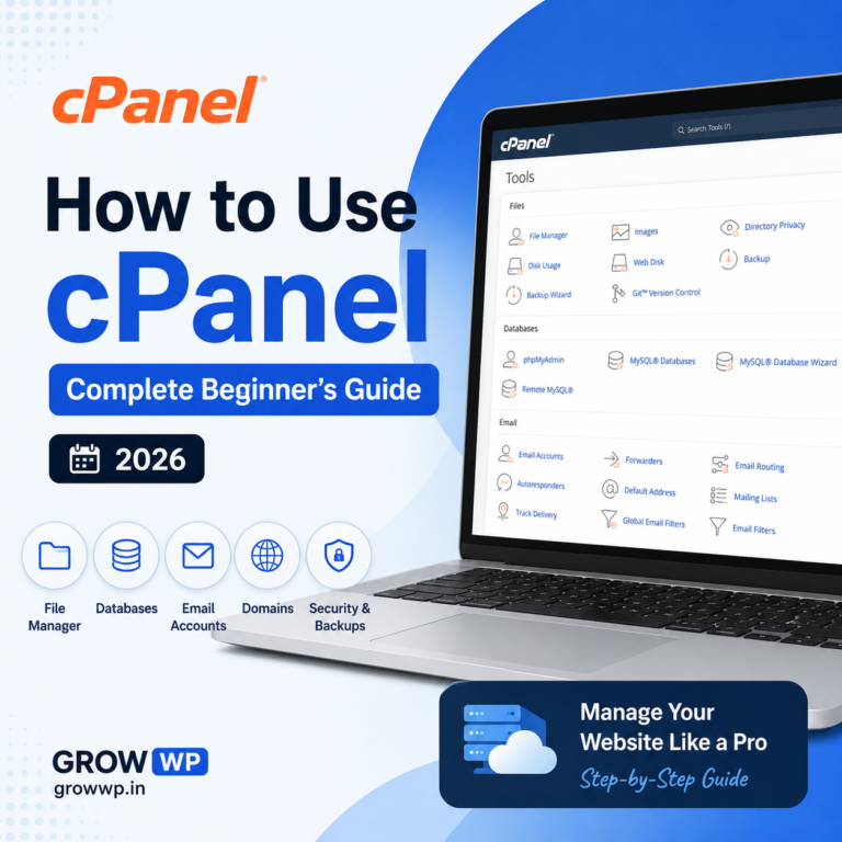 How to use cpanel