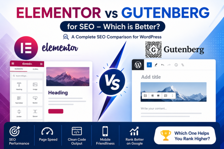 elementor vs gutenberg for SEO which is better