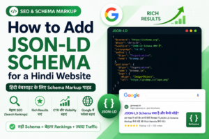how to add json-ld schema for hindi website